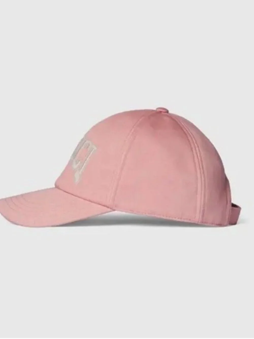 NWT Gucci embroidered logo cotton baseball cap hat - size M; Rtl $560